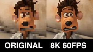 Flushed Away (2006) in 8K 60FPS (Upscaled by Artifical Intelligence)