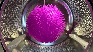 Experiment - Shaggy Ball - in a Washing Machine