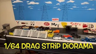 1/64 Scale Drag Strip Diorama