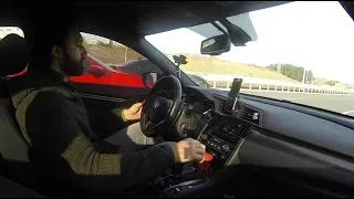 Honda Civic X FK7 Turbo vs BMW 3.20i ED