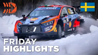 Breen Max Attack - WRC Rally Sweden 2023 Friday Highlights