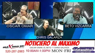 Noticiero Al Máximo Con Oscar Omar Felix, ''Betun'' Vizcarra Y Chris El ''Machu Picchu'' #Podcast253