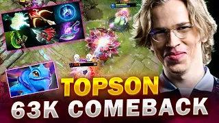 TOPSON Puck EPIC 63k COMEBACK - 200 IQ New Meta Damage Build - Dota 2