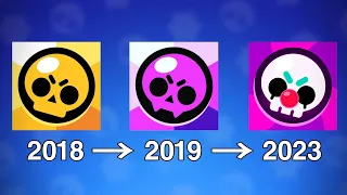 Brawl Stars App Icon Evolution (2017-2023) All Icons!! 👀