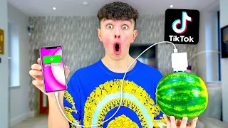 Testing 11 VIRAL TikTok Life Hacks... **UNBELIEVABLE**