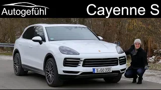 Porsche Cayenne S FULL REVIEW test all-new Cayenne 2019 2018 - Autogefühl