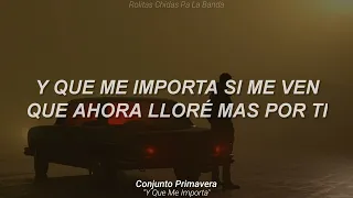 Conjunto Primavera - Y Que Me Importa (Letra)