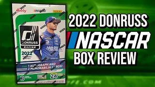 🏁 FIRST LOOK: 2022 Panini Donruss Nascar Racing Hobby Box ( 1/1 HIT AND A AUTO THAT GOES HARD!)