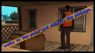 "walks to the point and delivers the package." | Slightly Updated DYOM Random Mission Speedruns