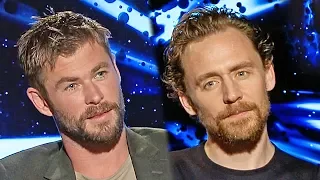 Thor 3 Ragnarok: Chris Hemsworth, Tom Hiddleston, Taika Waititi and more (2017)