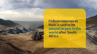 Haiti iridium reserves | Haiti has something more valuable then Gold