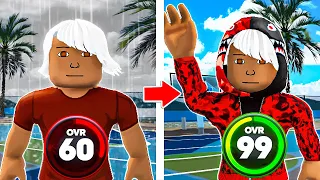 I Went From NOOB to PRO on the HARDEST Roblox Basketball Game..