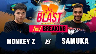 B-Boy Monkey Z vs Samuka I Top 8 1vs1 Breaking I The Legits Blast 2023