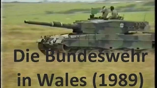 Bundeswehr Manöver Castlemartin / Pembrokeshire / Wales 1989