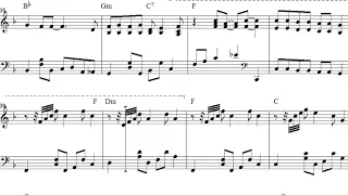 Rhythm Of The Rain | Piano sheet