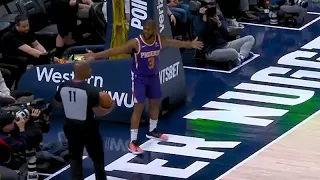 Chris Paul CHANGES refs call on the spot after he HILARIOUSLY screams and complains to them 😏