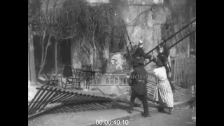 Firemen Save People from Burning Building, 1890s - Film 1011242