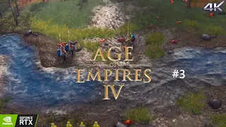 Age of Empires IV Gameplay Russian Campaign 4K #3 [No Commentary]