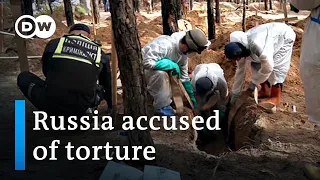 How has Russia responded to the mass grave in Ukraine? | DW News