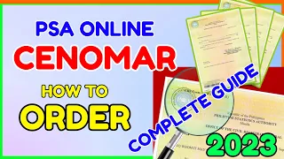 PSA CENOMAR Online Delivery: How to Get Cenomar at PSA? How to Pay via GCash?