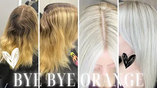 HOW TO FIX EXTREMELY ORANGE BLEACHED HAIR CORRECTLY!