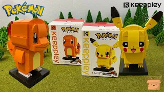 Unboxing Pokemon Pikachu Charmander Figure Keeppley A0101 A0105 Speed Build | Bukabox