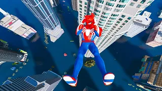 GTA 5 Best Ragdolls Spiderman Jumps Fails (Euphoria Physics) EP19