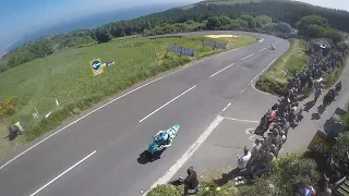 IOM TT 2018, Supersport Race2, Gooseneck Lap1