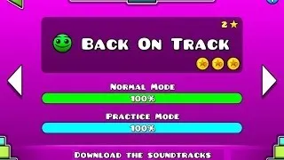Geometry Dash - Level 2: Back On Track (All Coins)