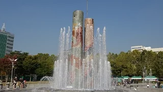 평촌중앙공원 분수 영상