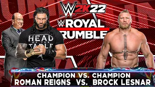 Roman Reigns VS Brock Lesner — Winner Take All Title Unification Match