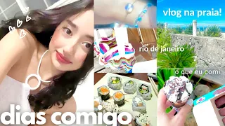 vlog de praia! indo pro rj, arrumando as malas, passeios, jantar com a família, conchinhas🐬💗