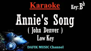 Annie's Song (Karaoke) John Denver Low Male key Bb