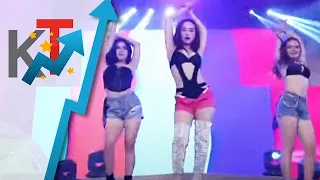 Jackie, Sanrio, and Stephen heat up the stage with the Sexy Babe Semifinalists