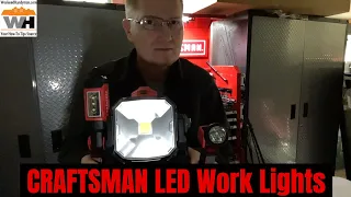 Which Craftsman Flashlight Is Best For You? Three LED Worklights CMCL030B CMCL020B CMCL050B