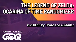 The Legend of Zelda: Ocarina of Time Randomizer by Phant, nukkuler in 2:10:56 - Flame Fatales 2022