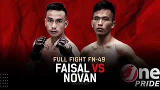 5 Ronde Menegangkan! Faizal Lase vs Novan Kaunang (Atomweight) | Full Fight One Pride MMA FN 49