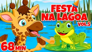 Festa na Lagoa Children's video Vol. 5 - Giramille 68 min | Musical Cartoon