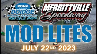 🏁 Merrittville Speedway 7/22/23  MOD LITES  FEATURE RACE