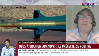 [Médias] LCI - Interview de Bruno Chareyron sur la livraison d'armes uranium appauvri à l'Ukraine