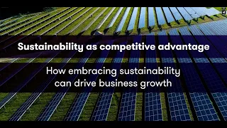 Sustainability as competitive advantage