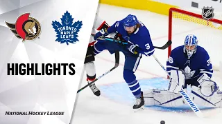 Senators @ Maple Leafs 10/9/21 | NHL Highlights