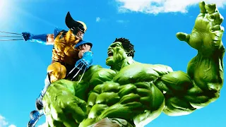 The Hulk VS X-Men (Wolverine) Epic Battle | GTA V | Redux Mango Gaming - Epic SuperHeroes Battle