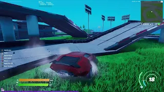 Fortnite Ferrari race track