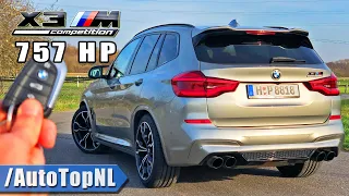 757HP BMW X3M Competition REVIEW on AUTOBAHN [NO SPEED LIMIT] by AutoTopNL
