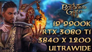 Baldur's Gate 3 | i9 9900K RTX 3080 Ti | 3840x1200 32:10 Ultrawide | Ultra Settings FPS TEST
