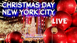 🎊 Christmas NYC LiVE 🎅 Exploring New York City on Christmas Day 🎄