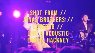 SHOT FROM // JONAS BROTHERS // LOVEBUG // LIVE & ACOUSTIC AT EARTH, HACKNEY, LONDON