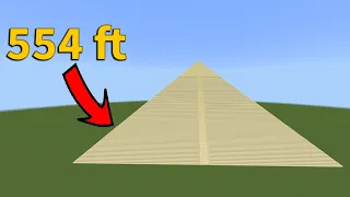 How To Build the Great Pyramid in Minecraft