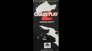 Opening to Child's Play 2 (1990) (1991) Screening Cassette Demo Tape